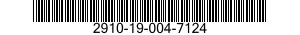 2910-19-004-7124 PUMP,FUEL,METERING AND DISTRIBUTING 2910190047124 190047124
