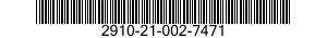 2910-21-002-7471 SUPPORT ASSEMBLY,BE 2910210027471 210027471