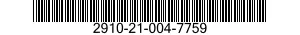 2910-21-004-7759  2910210047759 210047759