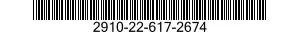2910-22-617-2674 VALVE,FUEL SYSTEM 2910226172674 226172674
