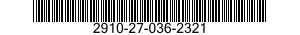 2910-27-036-2321 INJECTION CONTROL,METERING AND DISTRIBUTING FUEL PUMP 2910270362321 270362321
