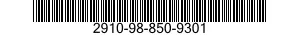 2910-98-850-9301 NOZZLE ASSEMBLY,FUE 2910988509301 988509301