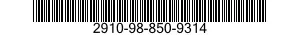 2910-98-850-9314 GOVERNOR,CONSTANT SPEED DRIVE 2910988509314 988509314