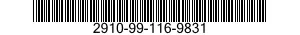 2910-99-116-9831 PARTS KIT,CARBURETOR 2910991169831 991169831