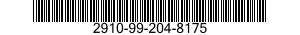 2910-99-204-8175 PUMP,FUEL,CAM ACTUATED 2910992048175 992048175