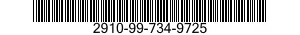 2910-99-734-9725 NOZZLE,CARBURETOR 2910997349725 997349725