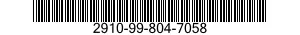 2910-99-804-7058  2910998047058 998047058