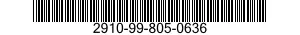 2910-99-805-0636  2910998050636 998050636