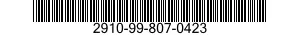 2910-99-807-0423  2910998070423 998070423