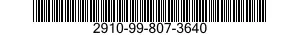 2910-99-807-3640  2910998073640 998073640
