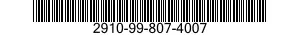 2910-99-807-4007  2910998074007 998074007