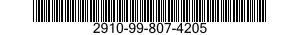 2910-99-807-4205  2910998074205 998074205