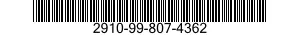 2910-99-807-4362  2910998074362 998074362