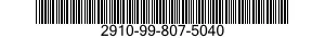 2910-99-807-5040 CONTROL ROD,PUMP 2910998075040 998075040