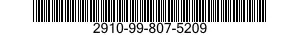 2910-99-807-5209  2910998075209 998075209