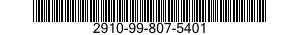 2910-99-807-5401  2910998075401 998075401