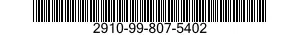 2910-99-807-5402  2910998075402 998075402