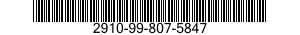 2910-99-807-5847  2910998075847 998075847