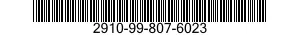 2910-99-807-6023  2910998076023 998076023