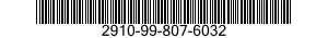 2910-99-807-6032  2910998076032 998076032