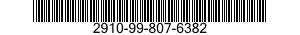 2910-99-807-6382  2910998076382 998076382
