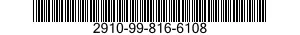 2910-99-816-6108  2910998166108 998166108