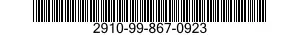 2910-99-867-0923  2910998670923 998670923