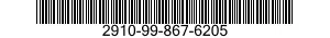 2910-99-867-6205  2910998676205 998676205