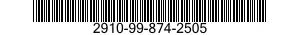 2910-99-874-2505  2910998742505 998742505