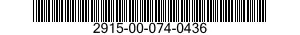 2915-00-074-0436  2915000740436 000740436