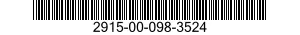 2915-00-098-3524 VALVE,FLOAT,AIRCRAFT FUEL TANK 2915000983524 000983524