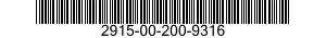 2915-00-200-9316  2915002009316 002009316