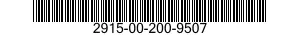 2915-00-200-9507 SPRING,VALVE,DISCON 2915002009507 002009507