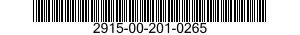 2915-00-201-0265  2915002010265 002010265