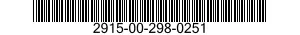 2915-00-298-0251 O-RING 2915002980251 002980251