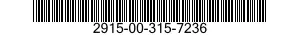 2915-00-315-7236  2915003157236 003157236