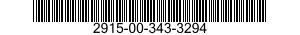 2915-00-343-3294 VALVE,CHECK 2915003433294 003433294