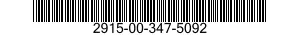 2915-00-347-5092  2915003475092 003475092
