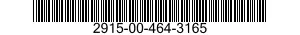 2915-00-464-3165 COVER,VALVE,FUEL CO 2915004643165 004643165