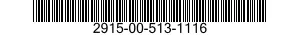2915-00-513-1116  2915005131116 005131116