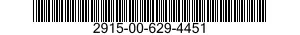 2915-00-629-4451 VALVE ASSY 2915006294451 006294451