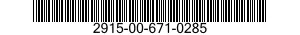 2915-00-671-0285  2915006710285 006710285