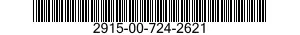 2915-00-724-2621 VALVE ASSY,PRESSURE 2915007242621 007242621