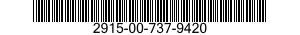 2915-00-737-9420 FILTER ELEMENT,FLUID 2915007379420 007379420
