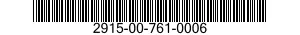 2915-00-761-0006  2915007610006 007610006