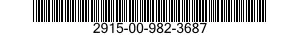 2915-00-982-3687  2915009823687 009823687