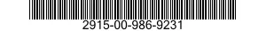 2915-00-986-9231  2915009869231 009869231