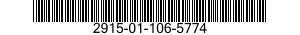 2915-01-106-5774 VALVE 2915011065774 011065774