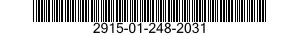 2915-01-248-2031 VALVE ASSY,FUEL 2915012482031 012482031