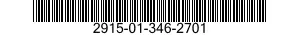 2915-01-346-2701 VALVE,FUEL-AIR MIXTURE CONTROL,AUTOMATIC 2915013462701 013462701